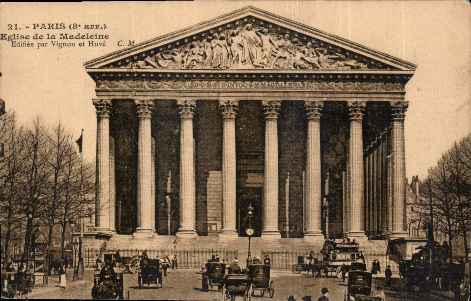 CPA Paris Eglise de la Madeleine 