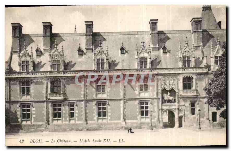 CPA Blois Le Chateau l'Aile Louis XII 