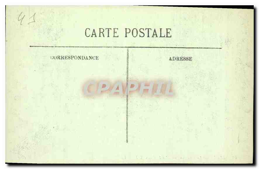 CPA Blois Le Chateau l'Aile Louis XII  — Rückseite