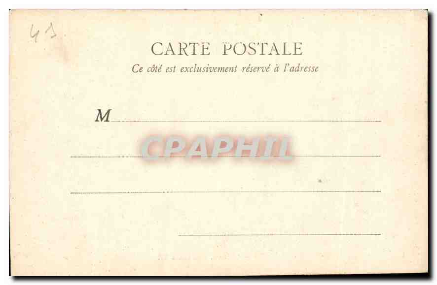 CPA Blois Chateau Aile Louis XII  — Verso