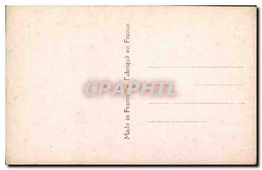 CPA Femme — Rückseite