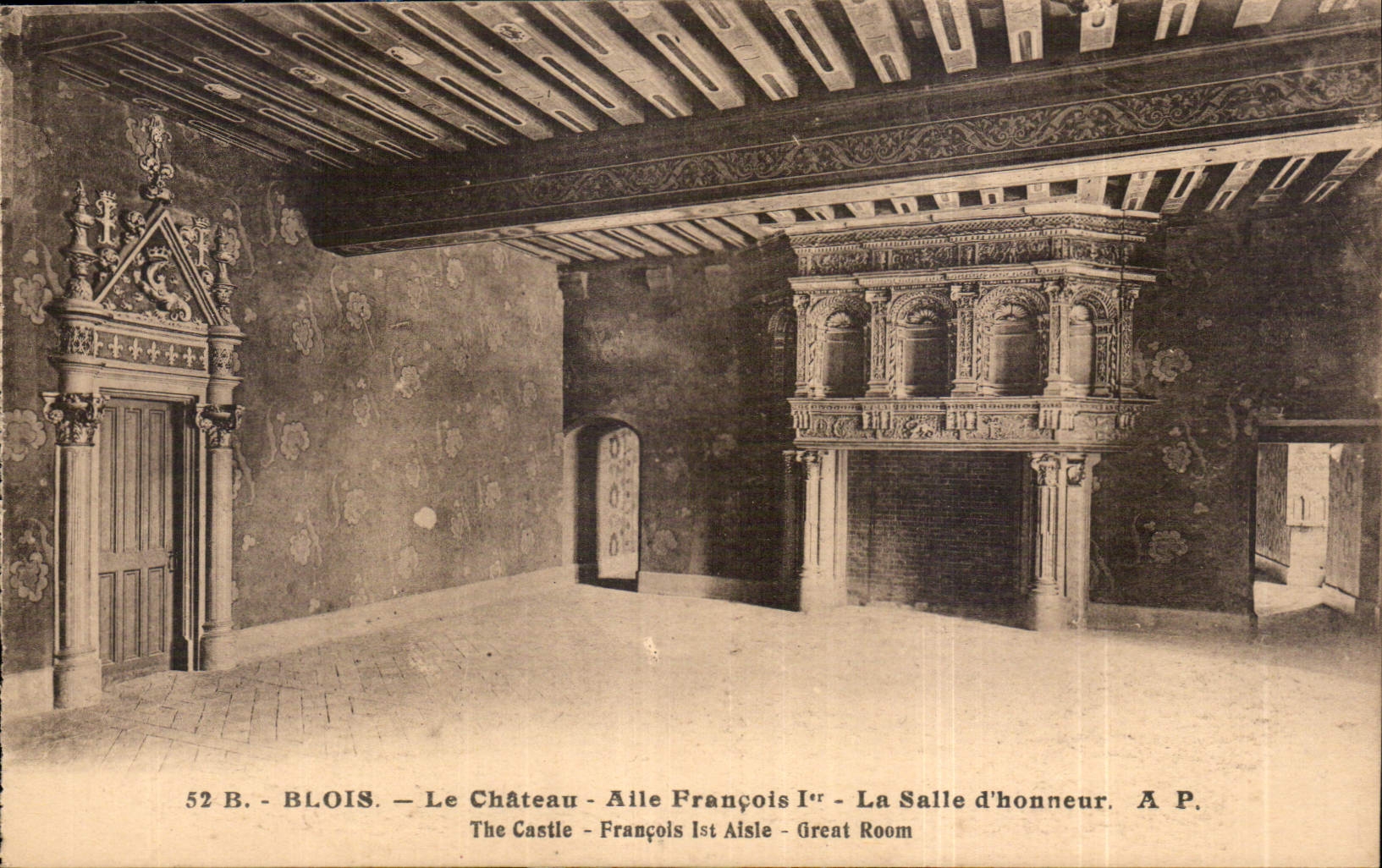 CPA Blois le Chateau Aile Francois Ier la Salle d'Honneur 