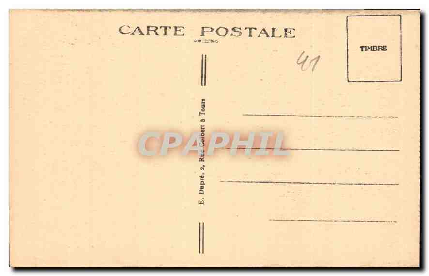 CPA Blois le Chateau Aile Francois Ier la Salle d'Honneur  — Verso