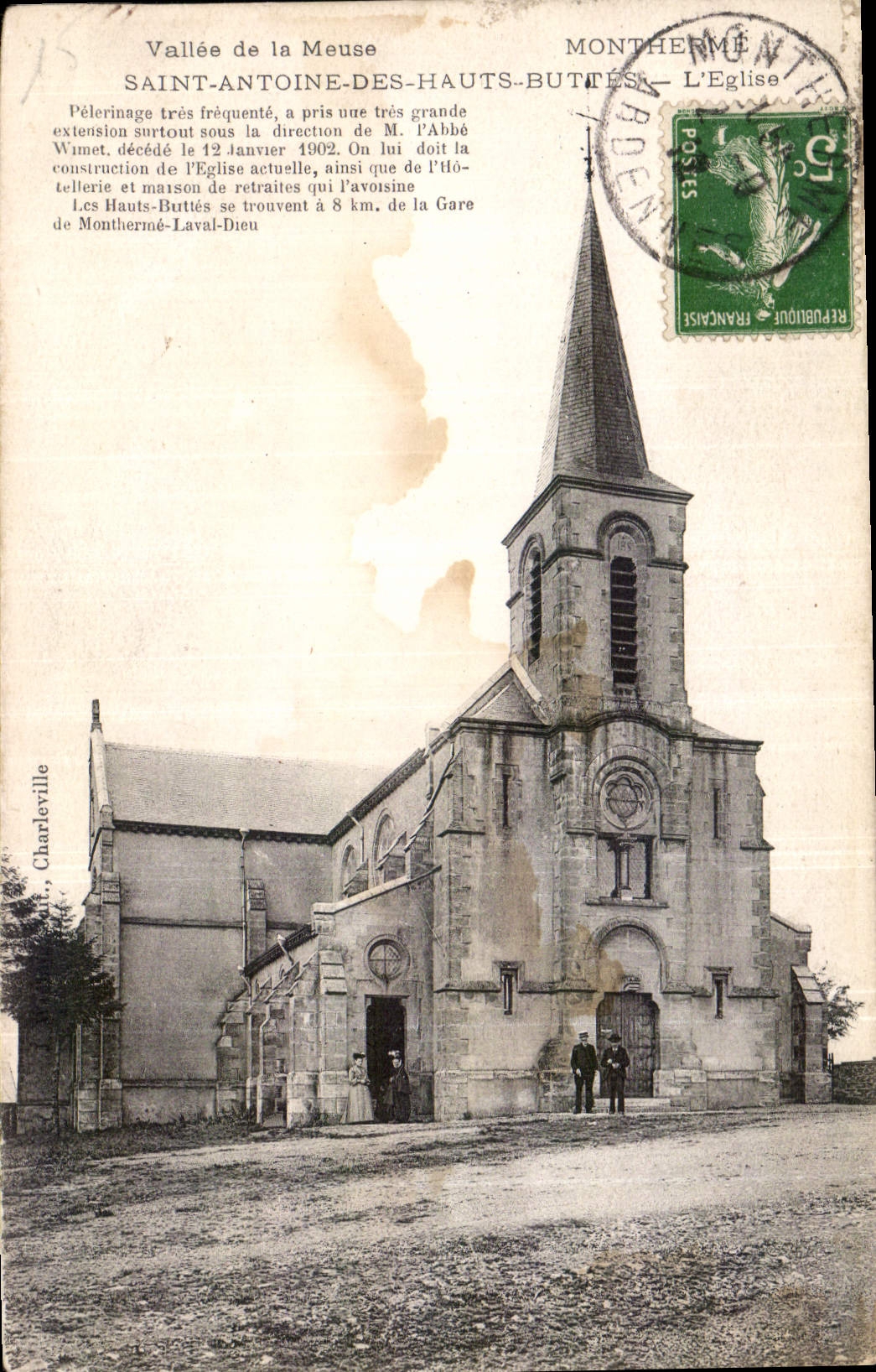 CPA Vallee de la Meuse Saint Antoine des Hauts Buttes l'Eglise Montherme