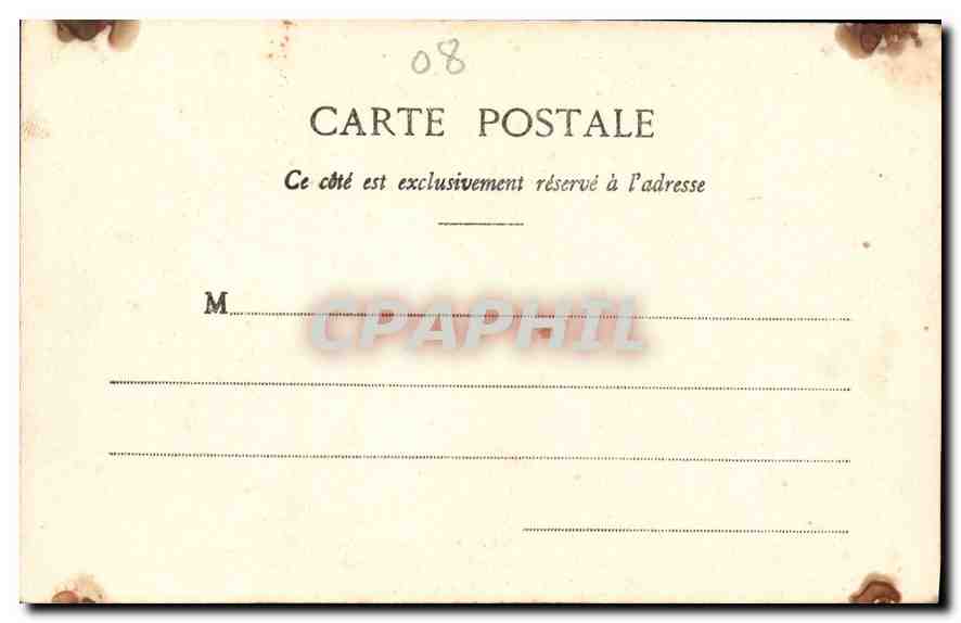 CPA Capitulation de Sedan Sionen Glaire et villette — Rückseite