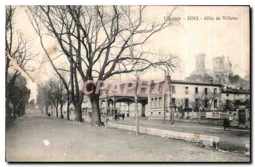 CPA l'Ariege Foix Allee de Villotte 