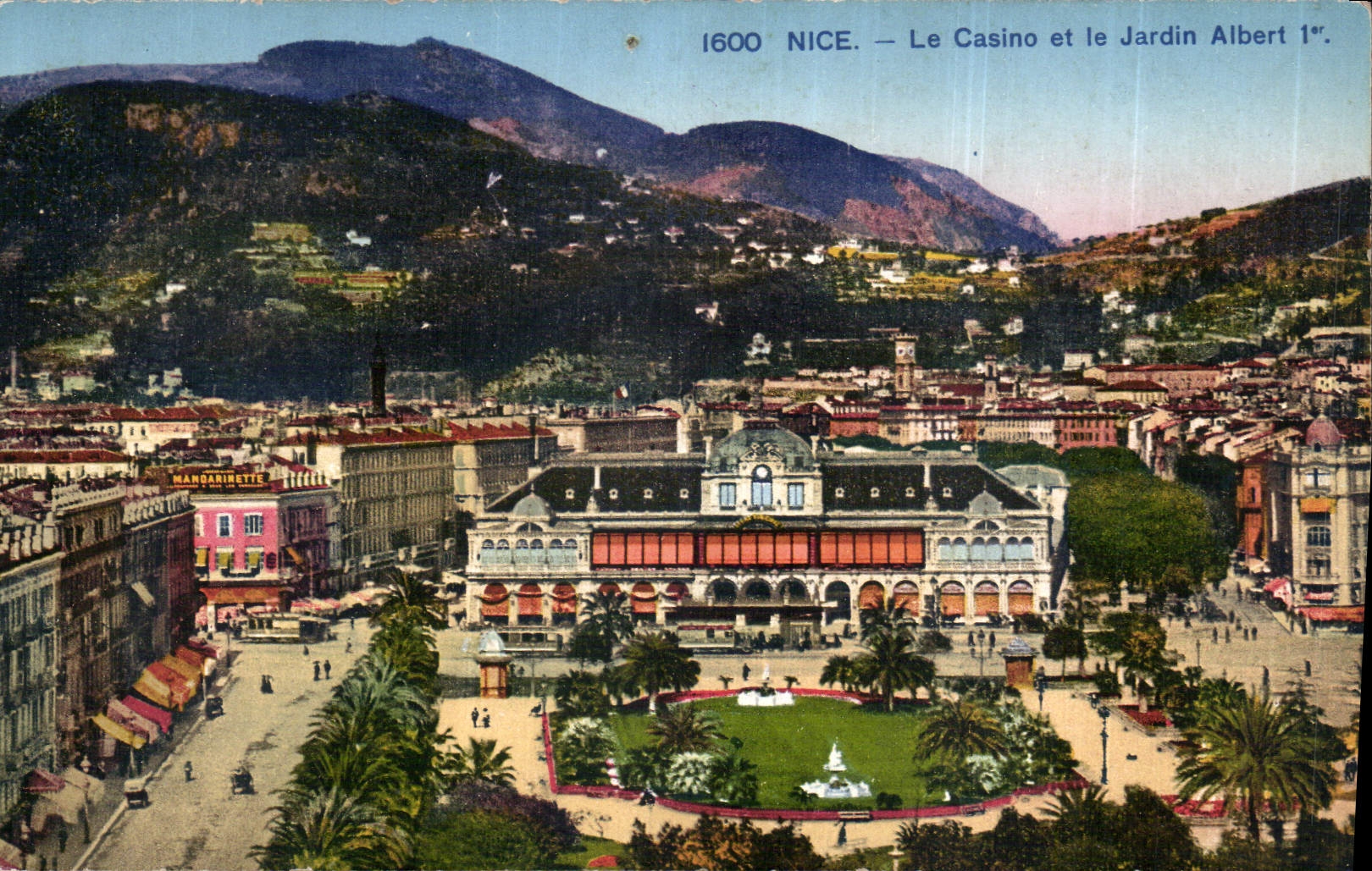 CPA Nice Le Casino et le Jardin Albert I 