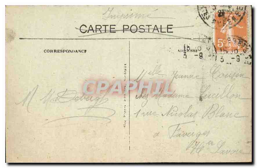 CPA Environs de Caut Rets Le Lac de Gaube  — Rückseite