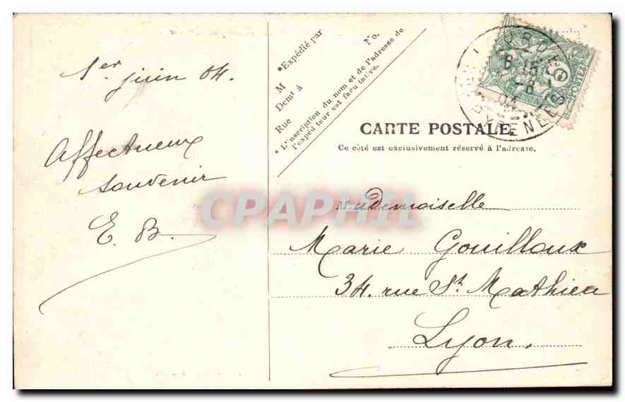 Lourdes — Ensemble de la Basilique & du Rosaire — V. J. Paris, No. 30 — Reverso