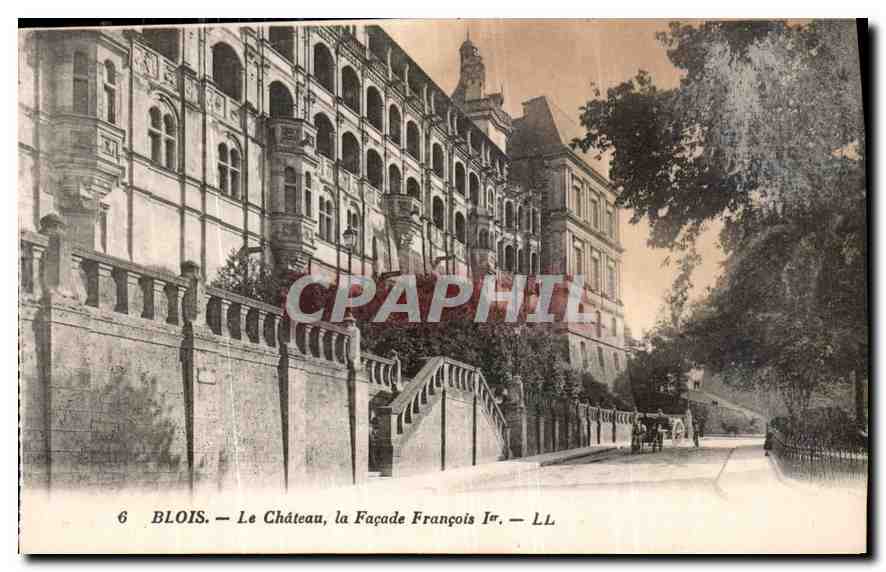 CPA Blois Le Chateau la Facade Francois 1er 