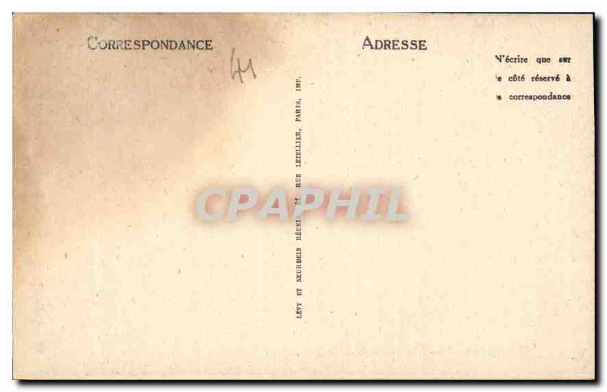 Blois — Le Château, l'Escalier François 1er — LL — Verso