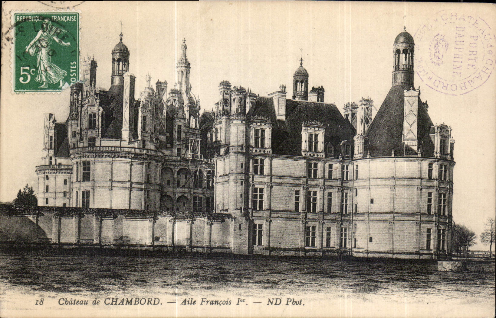 Château de Chambord — Aile François Ier — ND Pbot.