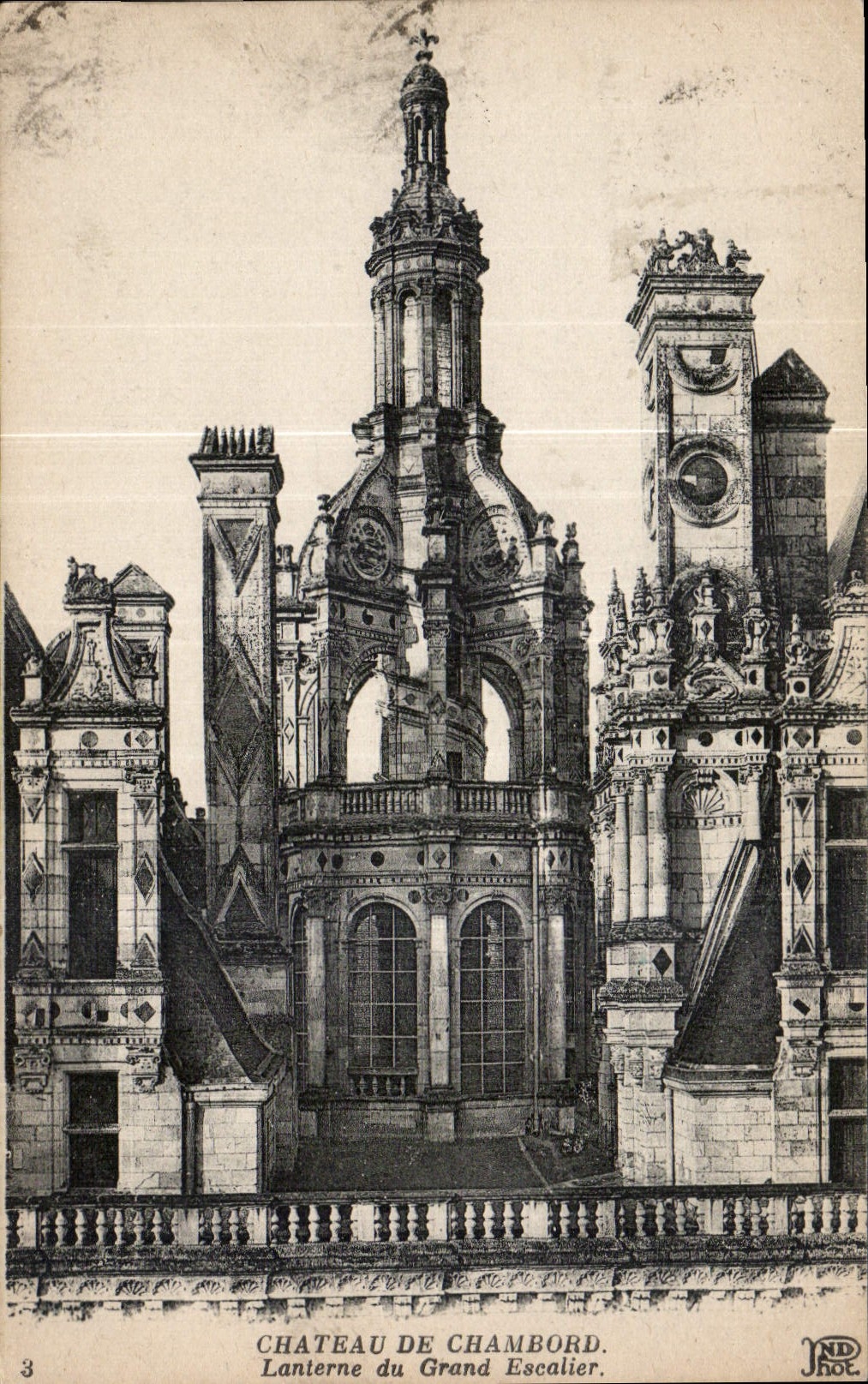 Château de Chambord — Laterne des Großen Treppenhauses — JND Phot.