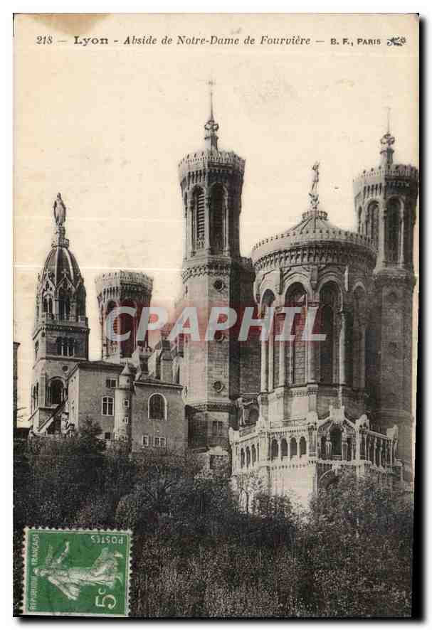 CPA Lyon Abside de Notre Dame de Fourviere 