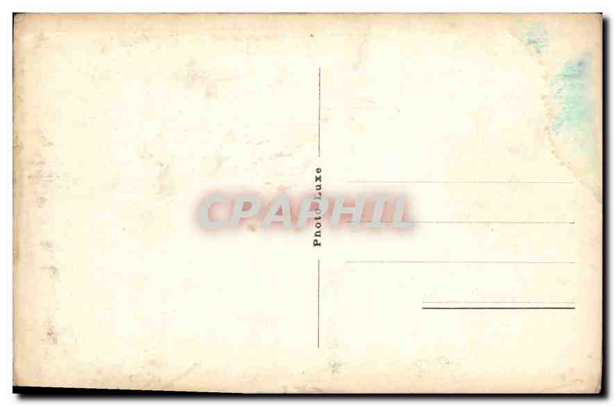 CPA Femme — Verso
