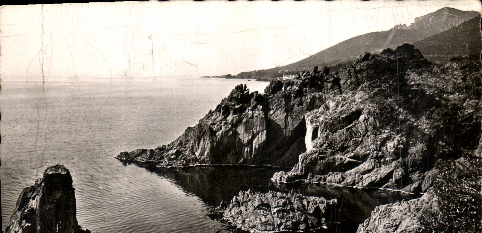 CPA La Cote d'Azur d'Or Rochers du Trayas 
