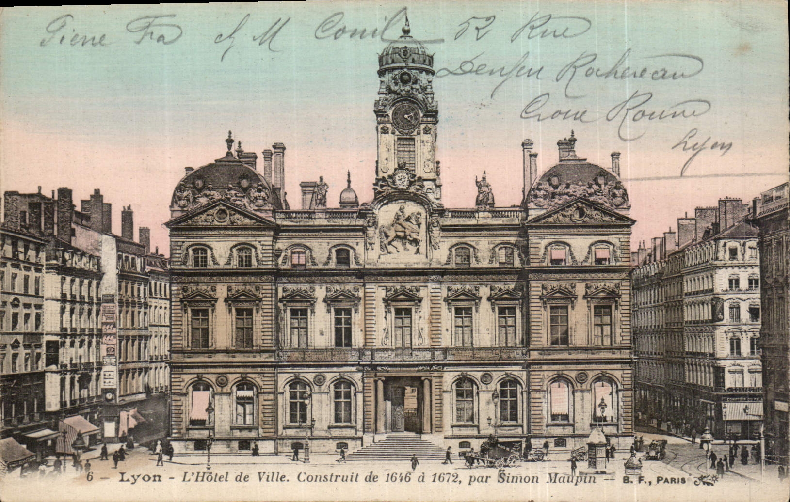 CPA Lyon l'Hotel de Ville 