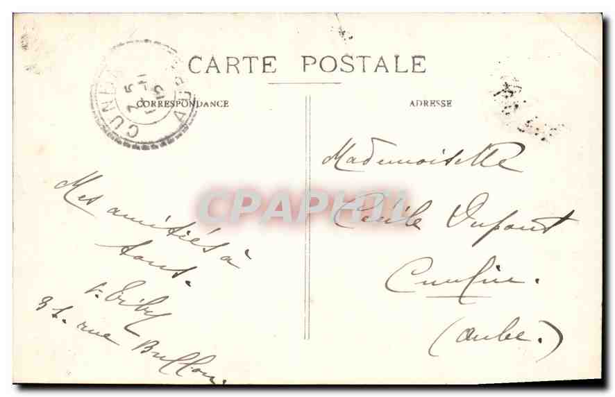 CPA Moise — Rückseite
