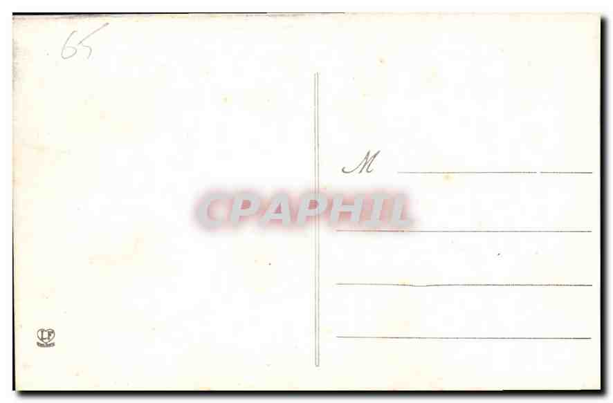 CPA Lourdes l'Appirilion  — Verso