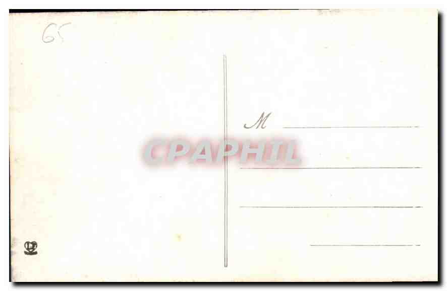 CPA Lourdes Basilique  — Verso