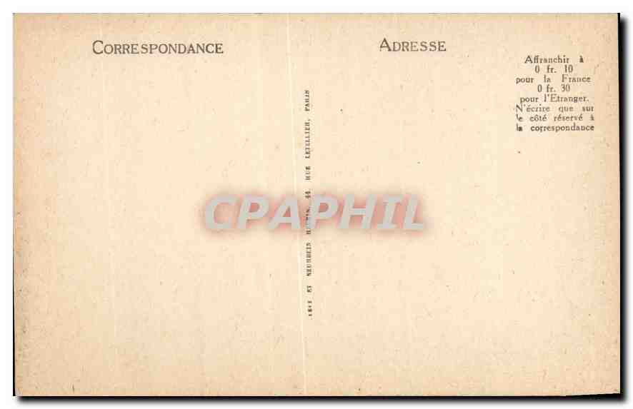 CPA Lourdes Grolles du Loups de la Basilique  — Verso