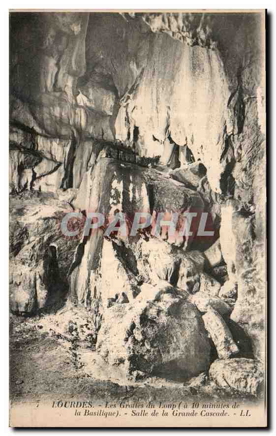 CPA Lourdes Les Grotes du Loup Salle de la Grande Cascade 