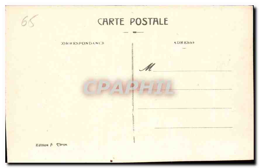 CPA Lourdes Station du Calvaire  — Verso