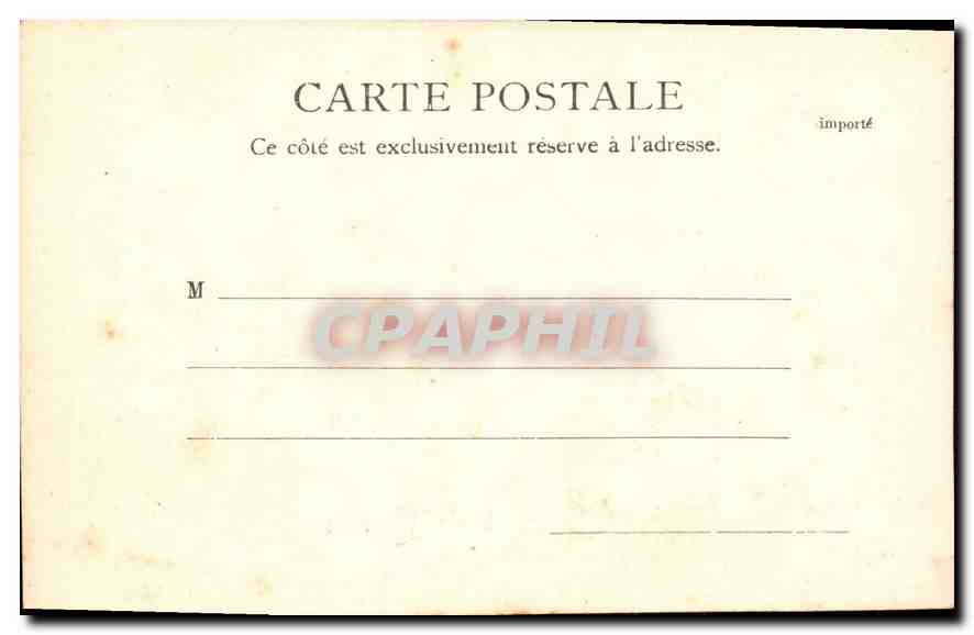 CPA Souvenir de Lourdes  — Verso