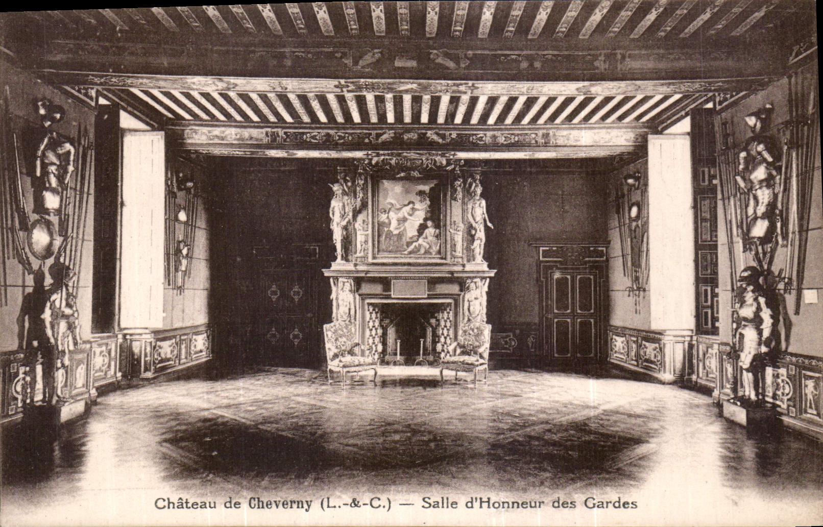 CPA Chateau de Cheverny L et C Salle d'Honneur des Cardes 