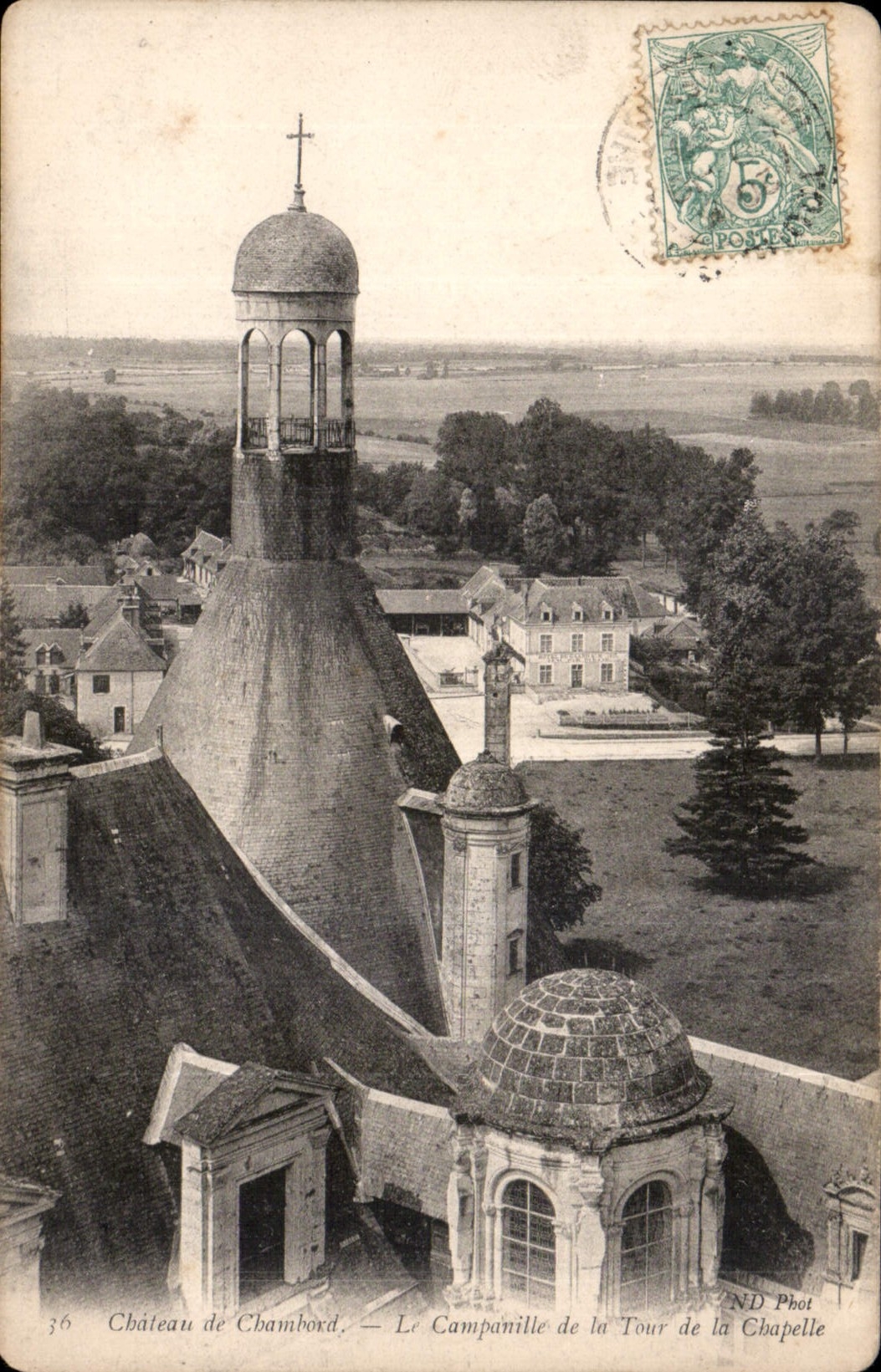 Château de Chambord — Le Campanille de la Tour de la Chapelle — ND Phot