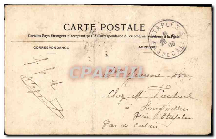 CPA Le Clef de l'Amour pour d'autres je la fais en argent Femme — Rückseite