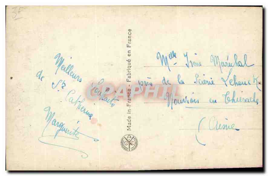 CPA Vive Ste Catherine Femme — Back