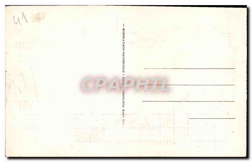 CPA Chateau de Chaumont sur Loire L et C le Puits  — Verso