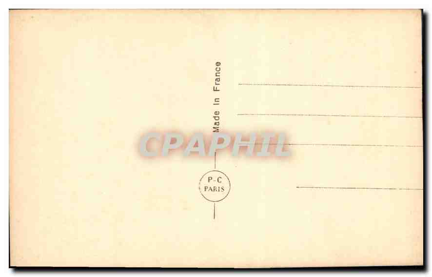 CPA Femme — Rückseite