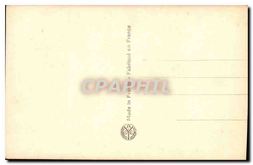 CPA Femme — Rückseite