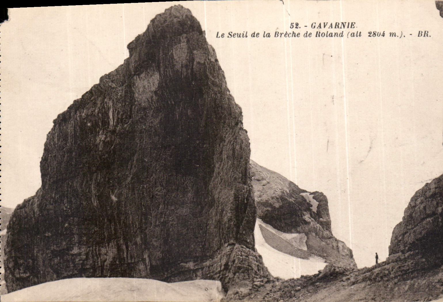 CPA Gavarnie le Seuil de la Breche de Roland 