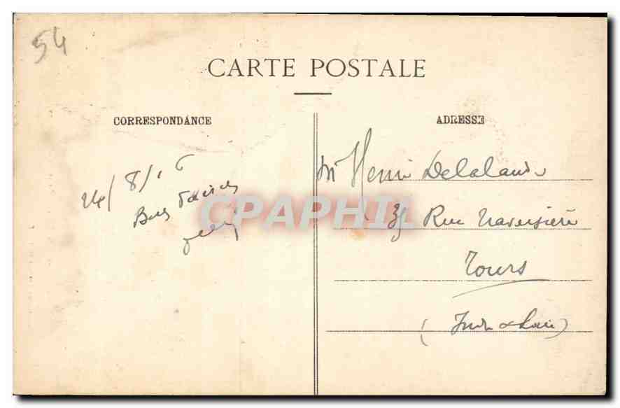CPA Nancy Porte Saint Georges  — Rückseite