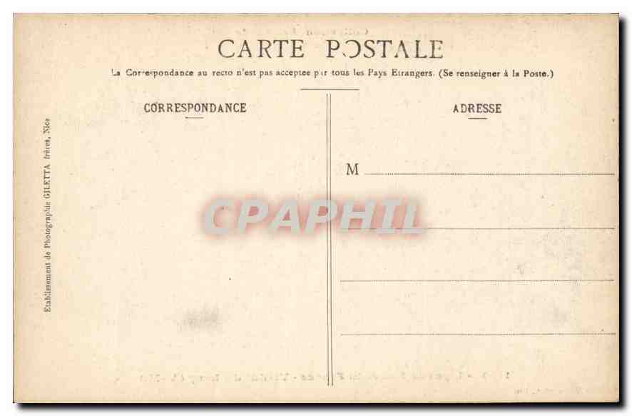 CPA Collection Artistique Ligne du Sud de la France Viaduc du Loup A M  — Rückseite