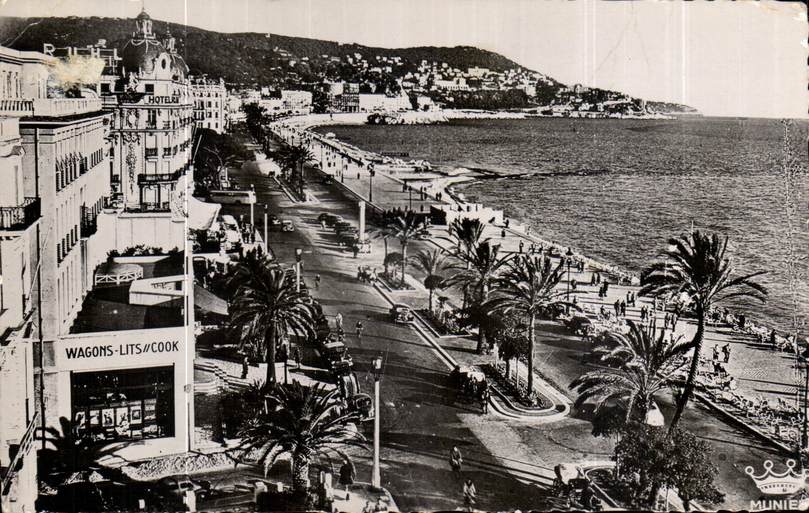 CPA Nice la Promenade des Anglais Wagons Lits Cook