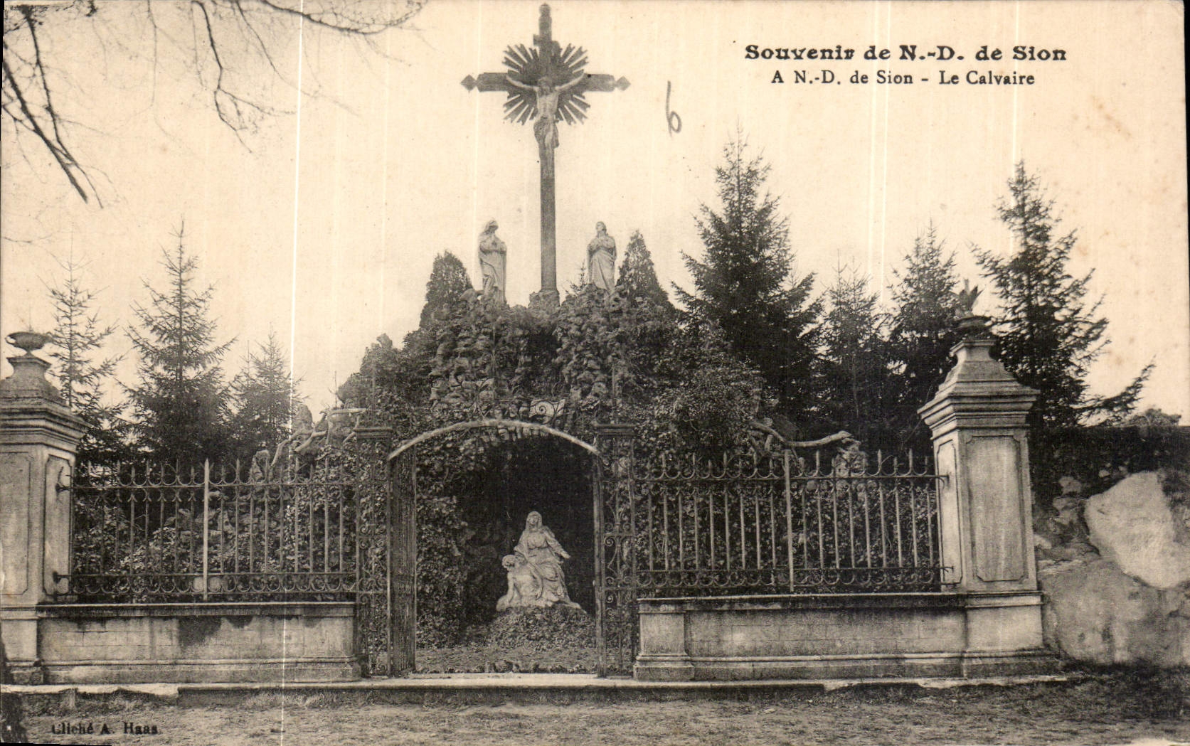 Calvaire de Notre-Dame de Sion — Souvenirs de N.-D. de Sion — éditeur Laliché A. Haas