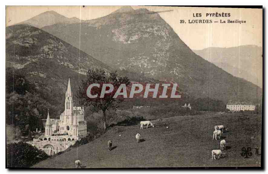 CPA Les Pyrenees Lourdes la Basilique 
