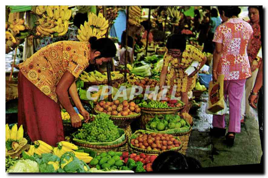 CPA Boat Women Vendors Sellers of Fruits in the Klong Canal Lod Bangkok on Week end Market 