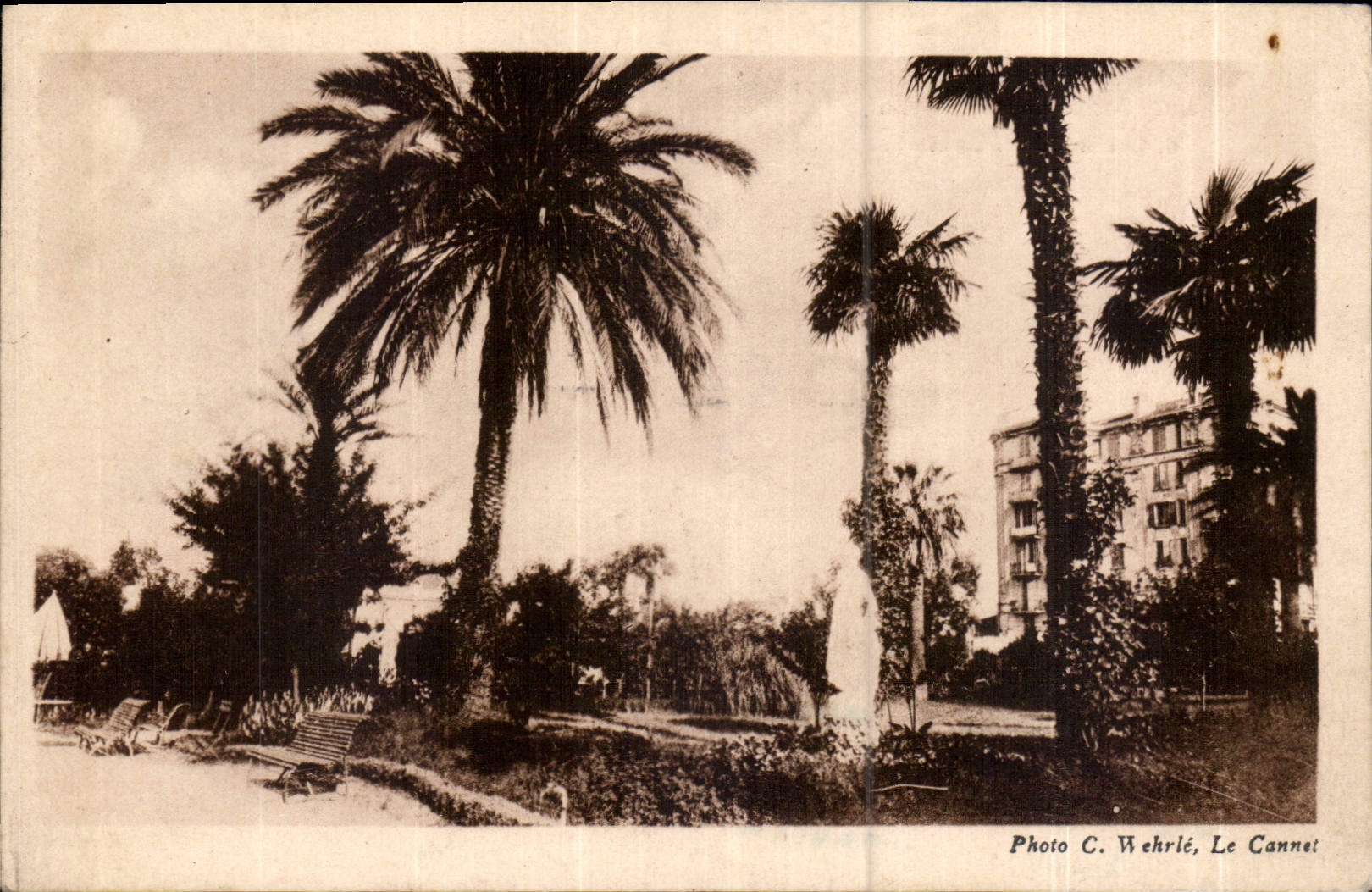 CPA Refuge des Cheminots de Campestra a Cannes Alpes Maritimes les statuettes de marbre 