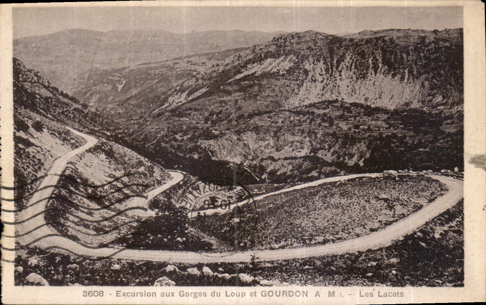 CPA Excursion aux Gorges du Loup et Gourdon A M les Lacets 