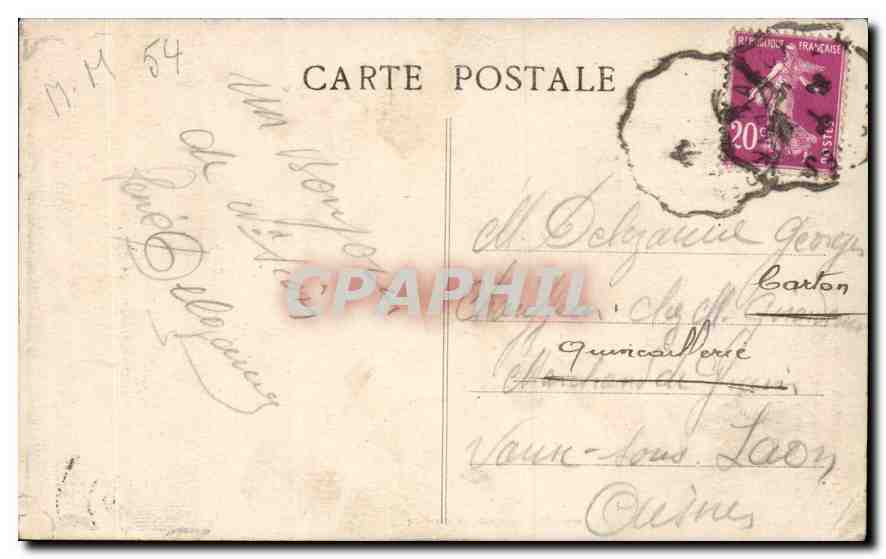 Pèlerinage de N.D. de Sion — Monument de Saint Joseph érigé en 1895 — Propriété exclusive des Clapjohan — Rückseite