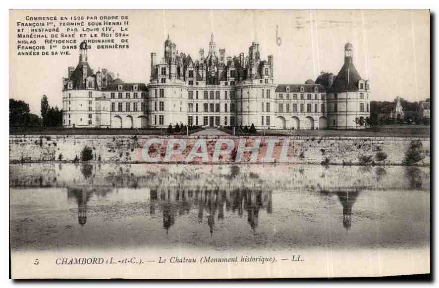 Chambord (L.-et-C.) — Le Château (Monument historique) — LL.