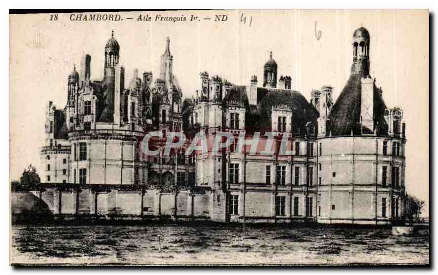 CPA Chambord Aile Francois 1er 