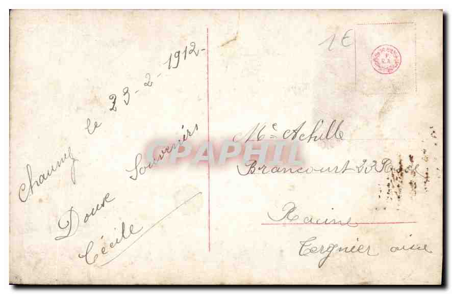 Junge Frau in langer Robe — Garten-Szene — Verlag Lassé, Nr. 3331/1 — Rückseite