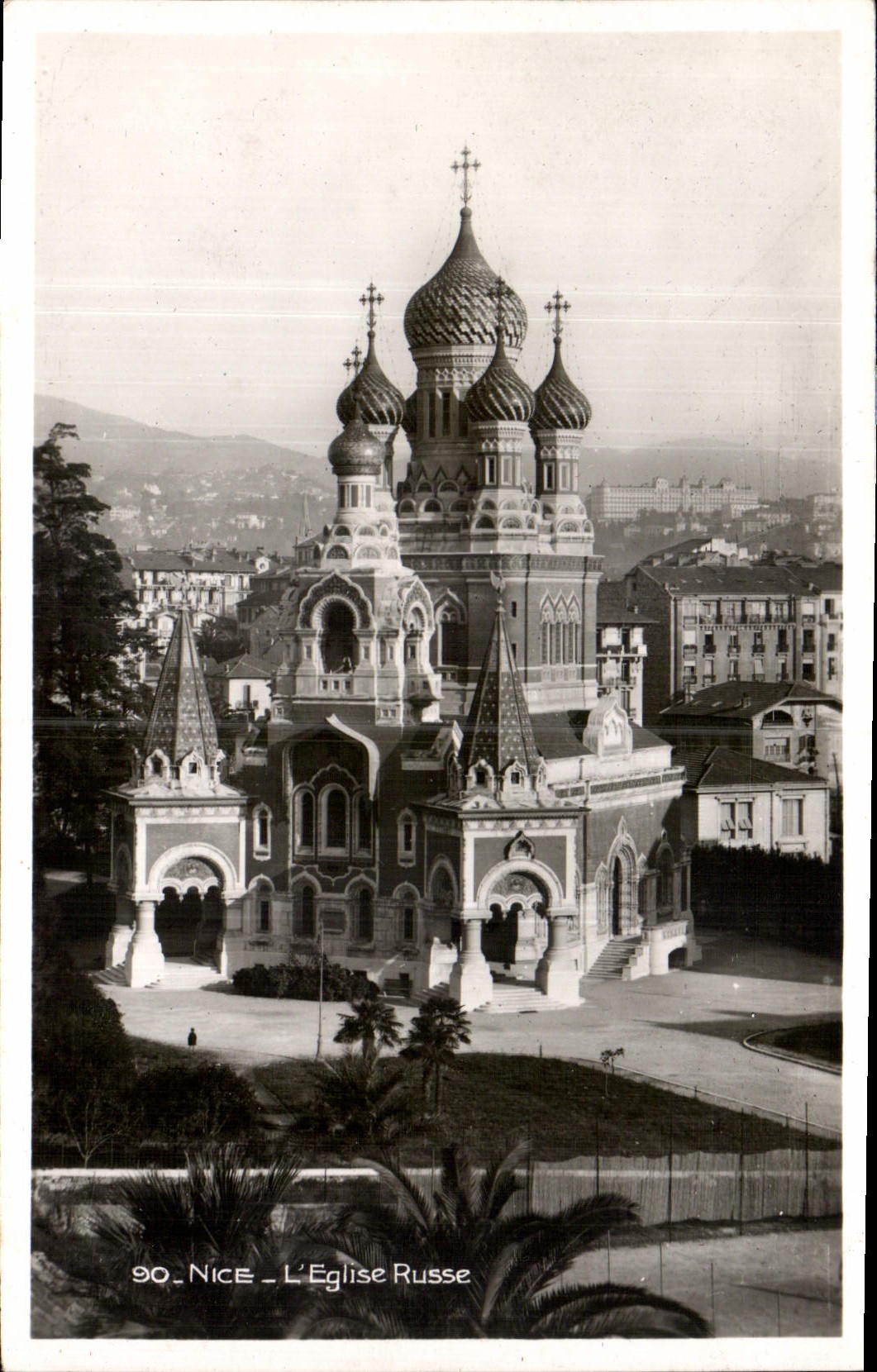 CPA Nice l'eglise Russe Russie Russia