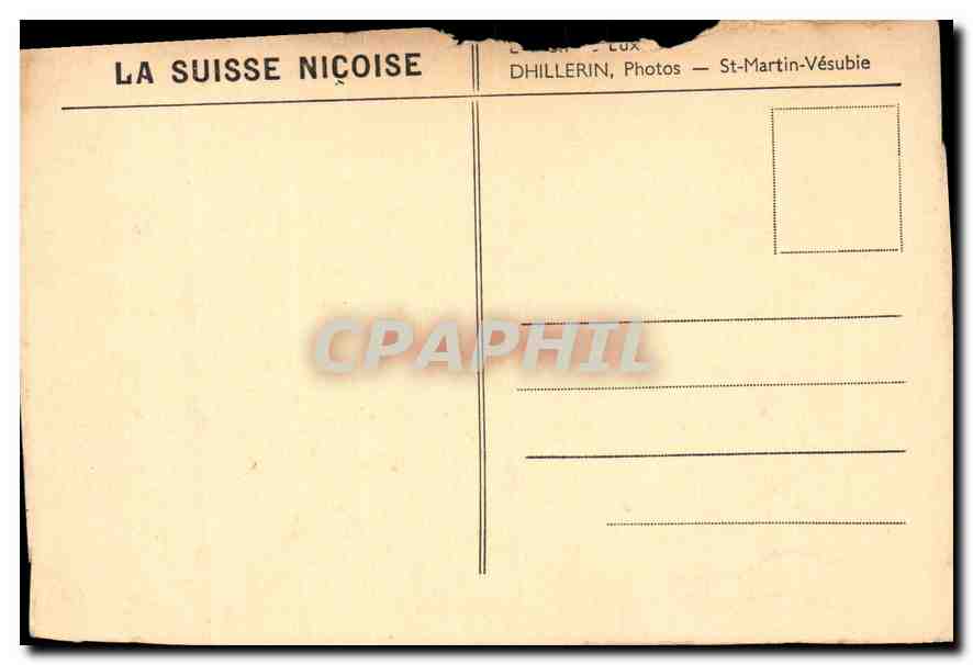 CPA Saint Martin Vesubie vue generale  — Rückseite